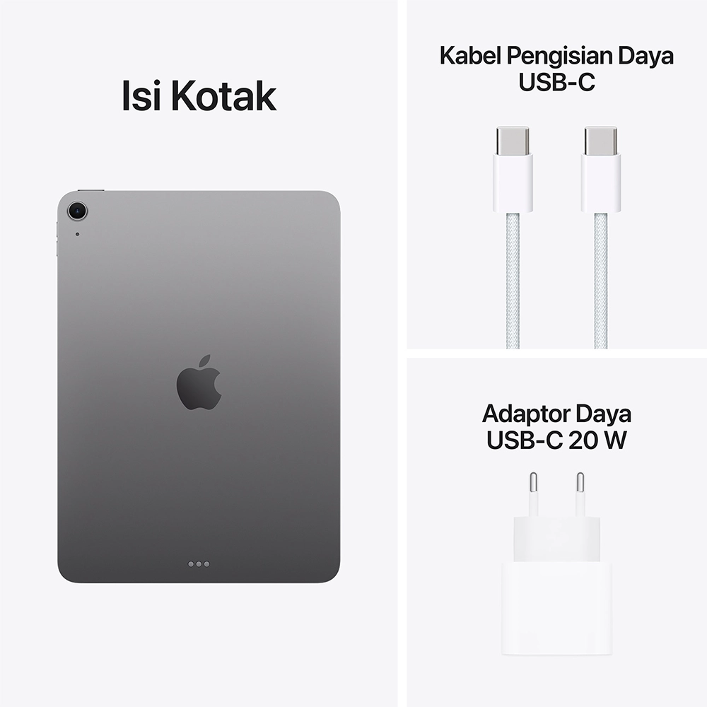Fullset iPad Air M2 128GB 11" Sky Blue + Apple Pencil USB-C